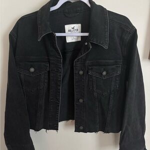 Hollister Women's Dark Denim Jacket